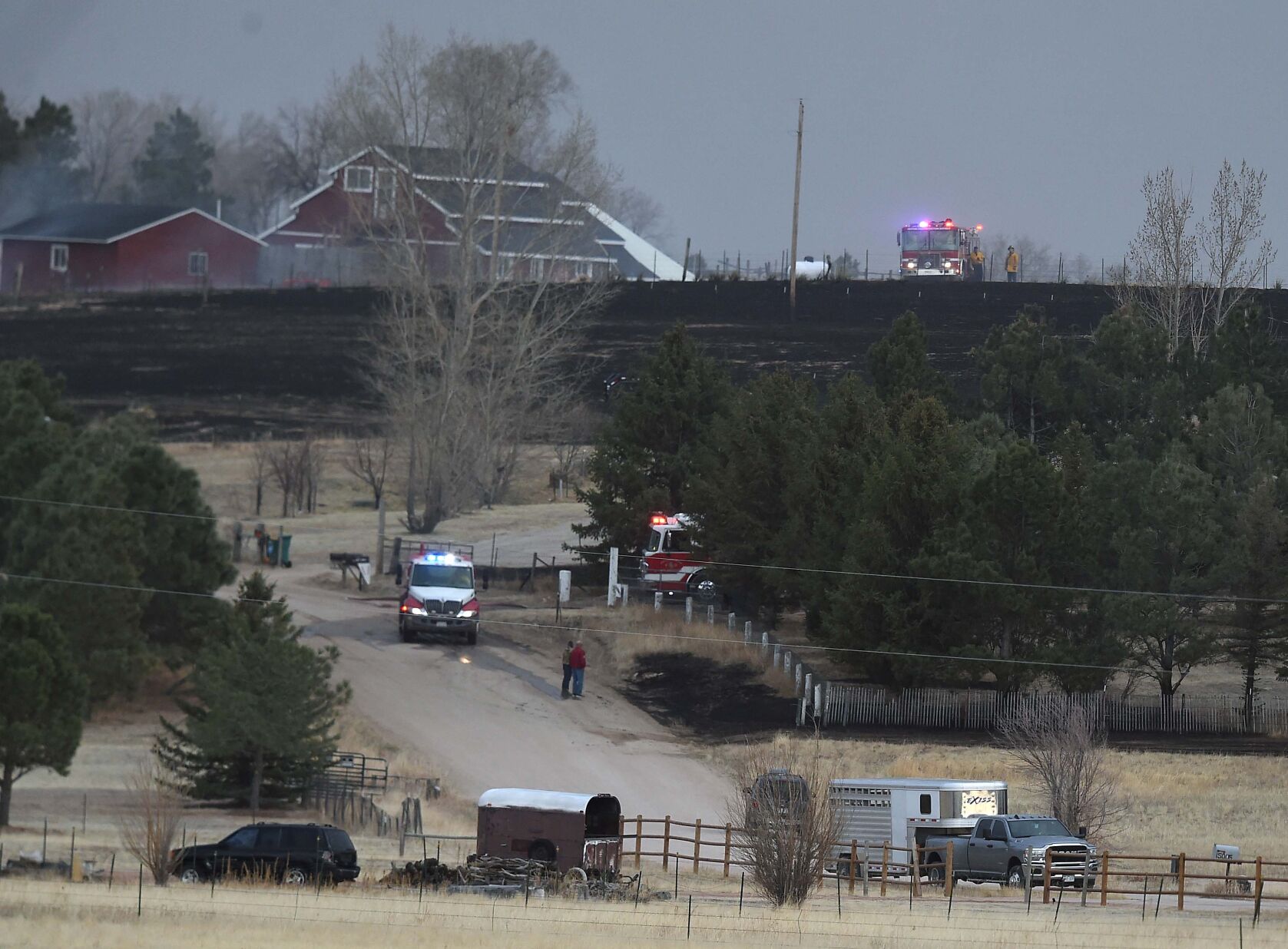 Peyton fire, Curtis Road